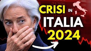 ITALIA in crisi entro il 2024 Cosa sta succedendo alla nostra economia [upl. by Artined]