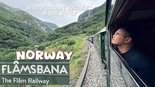 Flåmsbana Railway a 60 minutes of a Beautiful Journey [upl. by Dorcy]