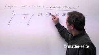 Punkt im Inneren eines Dreiecks oder Parallelogramms berechnen  V0505 [upl. by Lehar]