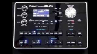 Roland BK7M Selecting Sounds [upl. by Repotsirhc]