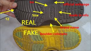 Original Crocs vs Fake Crocs  How to check if your Crocs are original howto crocs [upl. by Masson428]