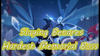 Slaying Benares the hardest boss in memorial arena [upl. by Nylirret]