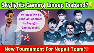 Skylightz Gaming Lineup Disband😢New Tournament For Nepali Team ❤️‍🔥 AnshYT On SG 🔥 anshyt [upl. by Namilus]