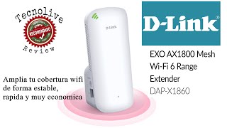 Review DLink AX1800 Mesh Wifi 6 Range Extender [upl. by Craig835]