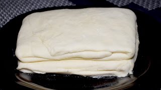 Puff Pastry Dough Recipe  Dough For Chicken Patties Cream Roll Bakarkhani At Home [upl. by Newbold]