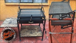 Como hacer una Parrilla Giratoria paso a paso  Homemade Rotating Grill [upl. by Lulu337]