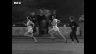 Roger Bannister breaks the 4minute mile record on 6th May 1954 [upl. by Airretal832]