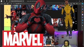 Ranking 50 MCU movies including deadpoolampwolverine [upl. by Lehsar215]