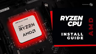 AMD Ryzen AM4 CPU Installation For Beginners  CPU Cooler [upl. by Rhee]