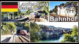 Railway Station Germany  Bahnhof Laufenburg Baden Deutschland [upl. by Ainatit]