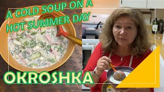 Making Two Okroshkas in one video Kefir vs Kvass  Which One Will You Choose Cold Soup [upl. by Kcirb]