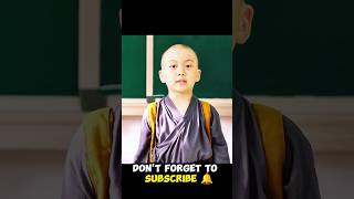 What If a Monk Child Comes to School for the First Time ending trending shorts [upl. by Chance350]