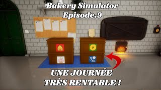 NOTRE JOURNÉE LA PLUS RENTABLE  Bakery Simulator [upl. by Atnauqahs868]