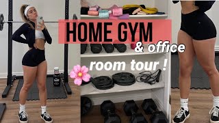 GYM  OFFICE ROOM TOUR  vlogmas2020 [upl. by Orit]