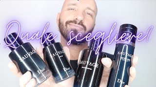 SAUVAGE DIOR quale scegliere  RECENSIONE PROFUMO [upl. by Ynattirb]