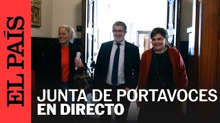 DIRECTO  Junta de portavoces del Congreso de los Diputados  EL PAÍS [upl. by Tori]