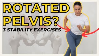 3 Stability Exercises for Rotated Pelvis [upl. by Assilak990]