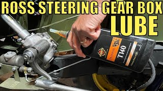 What LUBE should I use in Ross Steering Box PART 4 [upl. by Opportuna]