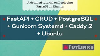 Deploy FastAPI on Ubuntu FastAPI  CRUD  PostgreSQL  Gunicorn  Systemd  Caddy 2 [upl. by Syverson799]