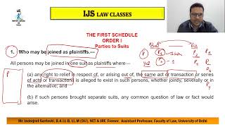 Joinder Misjoinder and Non joinder Order 1 of CPC [upl. by Fernandina130]