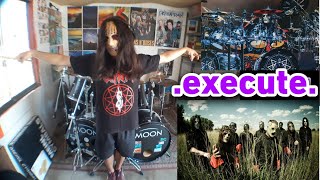 execute Slipknot drum lesson Gematria intro [upl. by Natascha338]