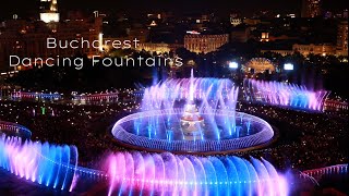 quotDancing Fountains in Bucharest  Mesmerizing Water Spectacle  Water Showquot [upl. by Alebasi525]