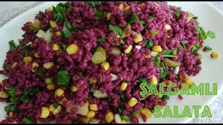 Şalgamlı Bulgur Salatası Hangi Malzemelerden Yapılıyor Şalgamlı Bulgur Salatası Yapılışı [upl. by Yahsed]