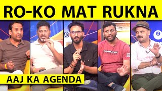 🔴AAJ KA AGENDA AAJ HAI QAYAMAT KI RAAT WANKHEDE MEIN ROHITVIRAT KA ACID TEST [upl. by Auqenes]