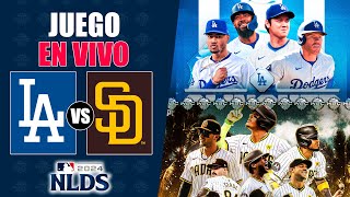 🔴 EN VIVO LOS ANGELES DODGERS vs SAN DIEGO PADRES  SERIE DIVISIONAL LIGA NACIONAL [upl. by Rubio]