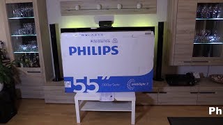 Philips Ambilight 55 Zoll Smart TV 4K UHD Triple Tuner [upl. by Hezekiah532]