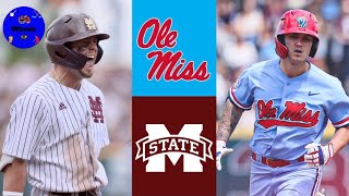 6 Ole Miss v 4 Mississippi State Game 3 Highlights Great Game  2021 College Baseball Highlight [upl. by Sholem929]