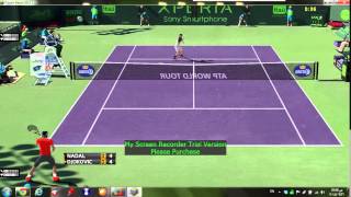 nadal vs djokovic miami 2014 HD [upl. by Ashlin]