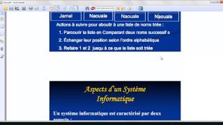 Cours de linformatique Chapitre 1 Semestre 1 Definition Et Generalité Part 1 SMPCSVTU [upl. by Hairu]