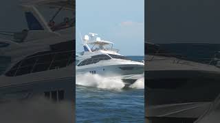 Splashing Azimut 54  Haulover inlet [upl. by Olga]