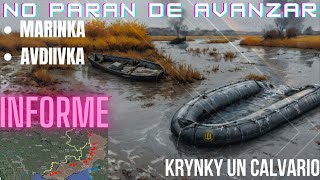 FRENTE ACTIVO EN NAVIDAD ORTODOXA RUSOS AVANZAN MARINKA Y AVDIIVKA KRYNKY UN CAOS VIDEOS WARMAP [upl. by Lilybelle52]