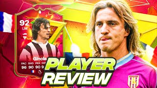 5⭐5⭐ 92 GOLAZO HERO GINOLA PLAYER REVIEW  FC 24 Ultimate Team [upl. by Novyad]