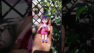 Cute doll making idea from super clay  super clay DIY shorts short diy [upl. by Imis]