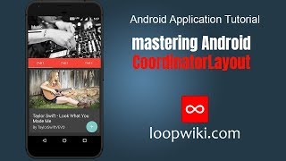 Android CoordinatorLayout Examples  Toolbar Collapsing Toolbar Tabs ViewPager  loopwikicom [upl. by Carita]