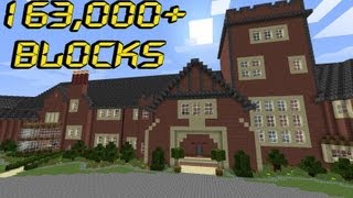 Massive TudorStyle Minecraft Mansion [upl. by Tybie]