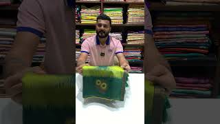 Green Tussar Silk Ikkat Weaving Saree  1250  COD [upl. by Weig209]