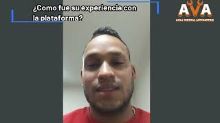 Entrevista con Edwin Lopez estudiante AVA [upl. by Frost]