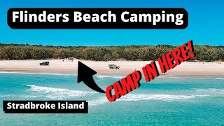 NORTH STRADBROKE ISLAND CAMPING  Flinders Beach Camping Zone 8  Queensland Australia [upl. by Gujral368]