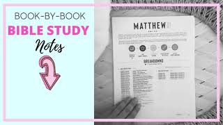 Bible Breakdowns BookByBook Bible Study Notes [upl. by Cutlerr709]