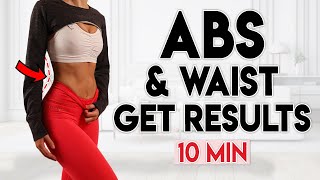 SEXY 11 LINE ABS amp WAIST 🔥 Get Results  10 minute Workout Program [upl. by Anaujnas]