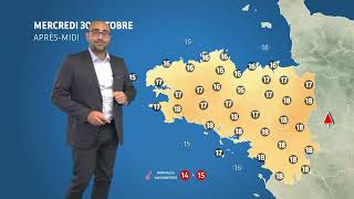 Bulletin météo pour le mercredi 30 octobre 2024 [upl. by Nodle]