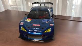 How to build Subaru BRZ Model Car Episode 1 Tamiya 124 Subaru BRZ [upl. by Ainatit]