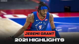 Best Of Jerami Grant  2021 Pistons Highlights [upl. by Enneillij]