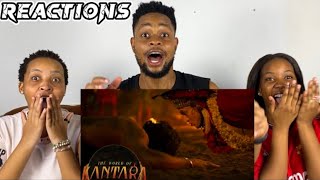 KANTARA CLIMAX SCENE Reaction amp Review  Rishab Shetty  Kishore  Achuth  African Friends [upl. by Erastes]