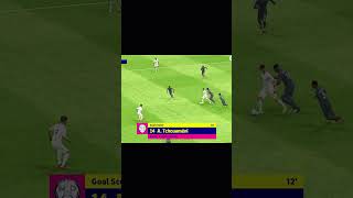 Dipping shot 🔥efootball2024 efootball efootballyt pes shortvideo shorts [upl. by Oynotna]