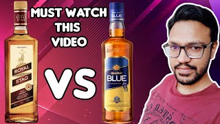 Royal Stag Vs OC Blue Whisky Comparison And Review [upl. by Josephson188]